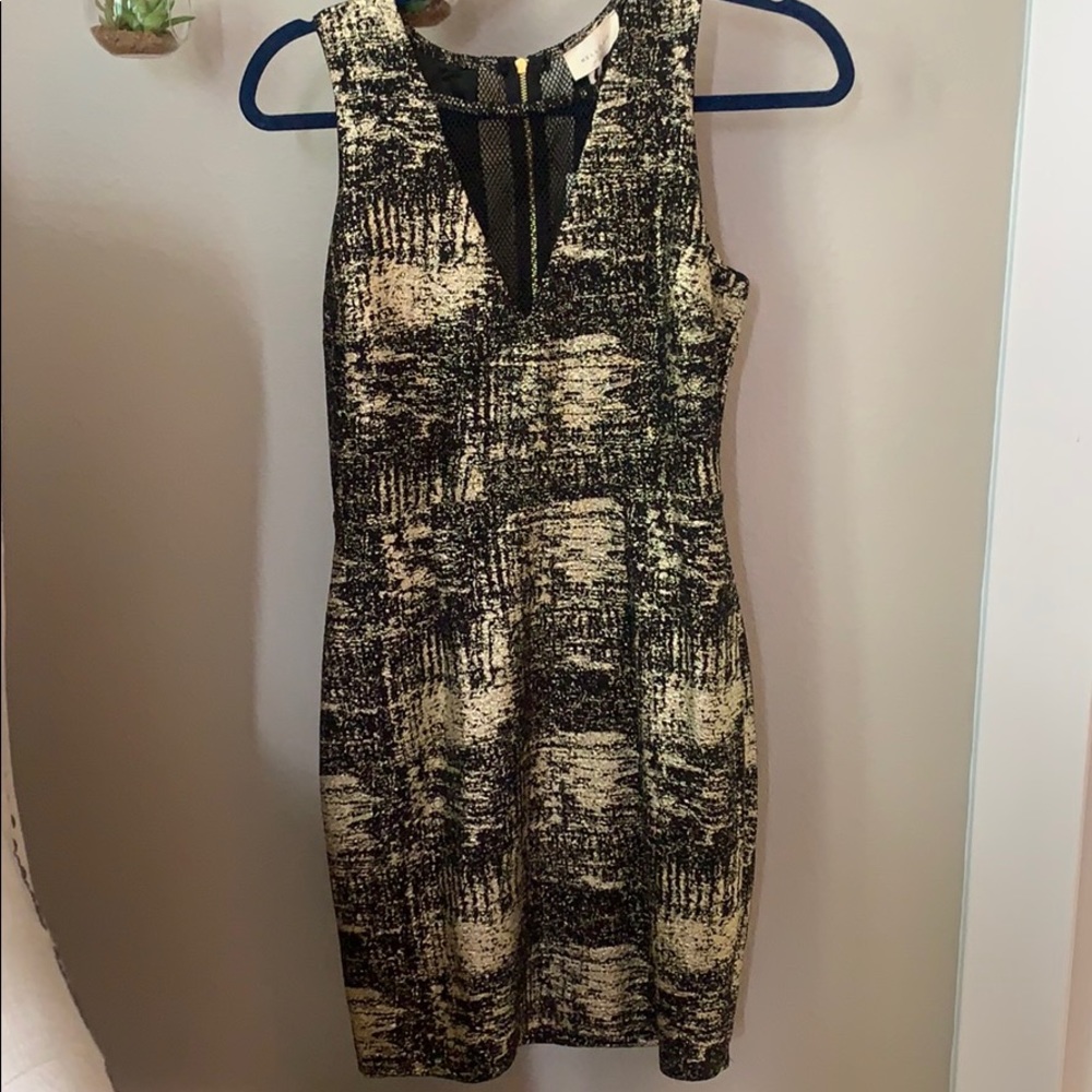 Black and Gold Dress